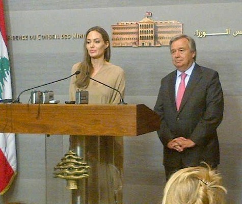 Angelina Jolie in Lebanon